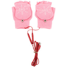 1 Paar USB Beheizte Für Frauen Pink