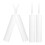 4St Lege Afdichtingspistool Tubes, Hervulbare Plastic Kitbuis, Wit 8