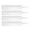 4St Lege Afdichtingspistool Tubes, Hervulbare Plastic Kitbuis, Wit 6