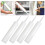 4St Lege Afdichtingspistool Tubes, Hervulbare Plastic Kitbuis, Wit 5