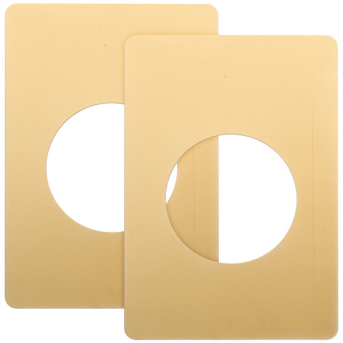 2 . Tür Reparaturplatte Riegelabdeckung Türgriffplatten
