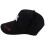 Christmas Pattern Baseball Cap Black Adjustable Santa Claus 1