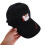 Christmas Pattern Baseball Cap Black Adjustable Santa Claus 4