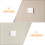 2 Unidades Panel ABS Para Pared HVAC Fontanería 7