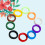 32 Pcs Capas Silicone Coloridas C/ Elástico P/ Teclas 7