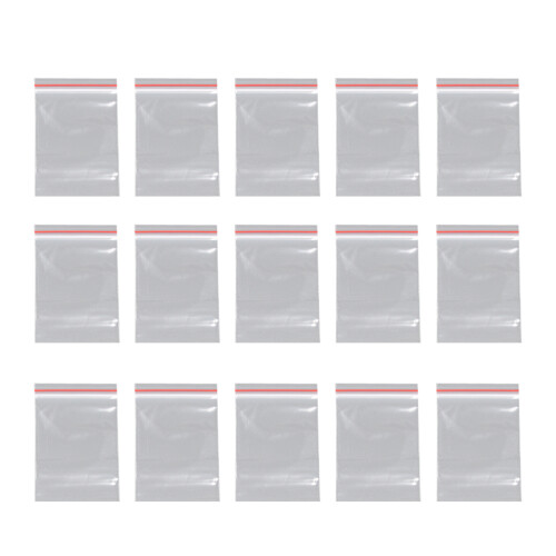 500 Unidades Saco Plástico Transparente Com 7 X 10 Cm