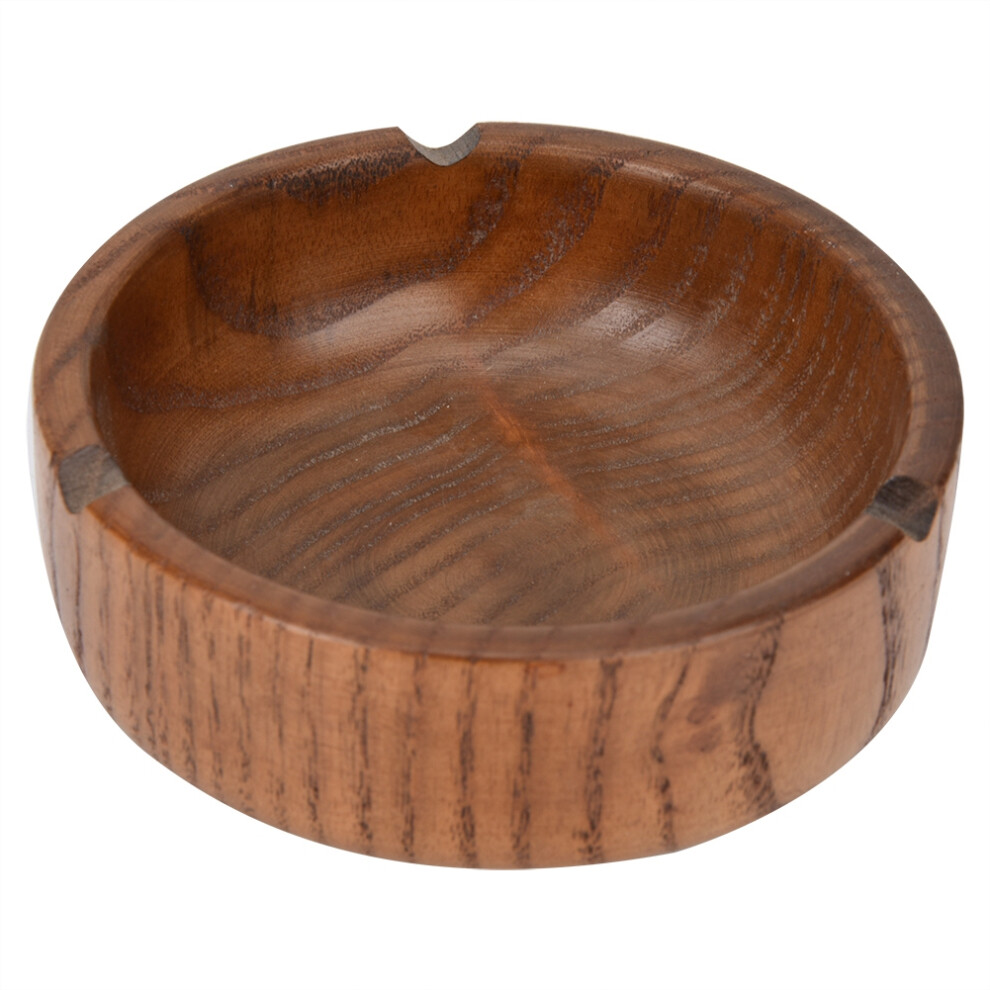 Portable Ashtray For Cigars, Wooden Design With Rounded Smooth Edges, Non-Toxic Finishes, Stylish And Durable Solid Wood, Keeps Floor Clean, Decorativ-image-OPC-PNGF79J-NEW