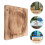 Wood Trivet Para Quentes 12X12" Resistente 10