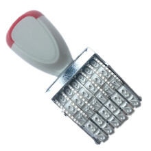 Gummi-Zahlenstempel, 6-stellig,-6-stelliger Druck 5 mm