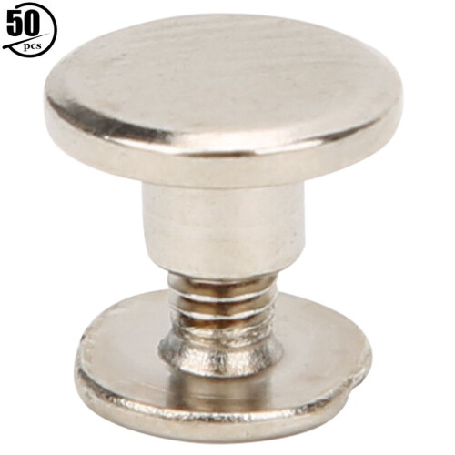 50 sets 6,5 mm messing platkopschroeven/bouten