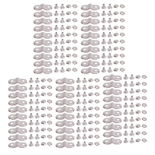 50 set metallnitfästen 13x30mm bågbro 1