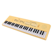 Elektronisches Klavier mit 54 Tasten und Mikrofon, gelb, für Kinder
