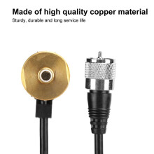 5 m Kupfer RG-58/U verlustarmes Koaxialkabel PL259-NMO für Transceiver-Antenne