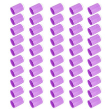 50pcs Soft Purple Ink Pad Smudge Sponges for Nail & Art, Flexible & Lightweight
