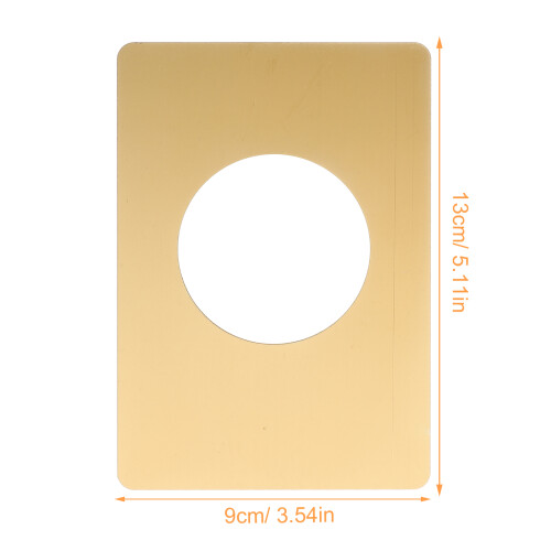 2 . Tür Reparaturplatte Riegelabdeckung Türgriffplatten 2