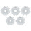 5 Pcs White Plastic Gear Knitting Machine 1