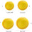 Elastic Solid Practice Baseball PU Baseballs For Training Hitting Pitching Throwing Standard Size Soft Polyurethane Kids 2