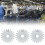 5 Pcs White Plastic Gear Knitting Machine 4