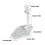 5 Pack Transparent ABS Action Figure Stand Set for 1/144 Models 2