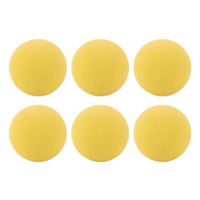 Set di 6 palline da lacrosse elastiche in PVC, leggere, con ottima presa per bambini e allenamento