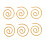 6 st spiralkabelsticknålar multifunktionella 1