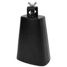 Cencerro de 18 cm con abrazadera de varilla: instrumento de percusión de acero inoxidable