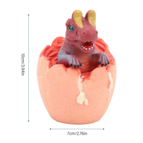 9pcs Dinosaur Egg Stress Relief Toy, Soft Plastic, 7x7x10cm 1