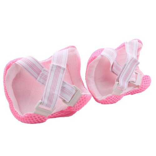Ensemble de 7 protections de sécurité pour skateboard (rose) 2