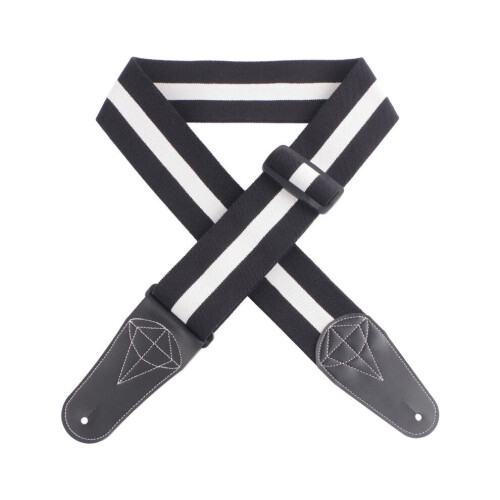Elastisk gitarrrem 87 tums justerbar bomullsläder akustisk elbas ukulele 2