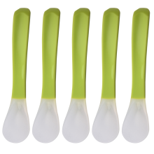 Weiche Silikon-Babylöffel, ideal für Partys der Kleinen, zahnfleischfreundliches Design mit wiederverwendbaren Löffeln, sicheres BPA-freies