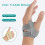 CMC Thumb Brace for Osteoarthritis, Left Hand, Gray S, Support 4