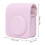 Mini12 Instant Camera Case Portable PU Leather Pink Protective Bag 2