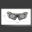 OD Green UV Protective Motorcycle Goggles 181g Half Frame 2