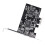 PCI-E PCI Express FireWire 1394a IEEE 1394 Controller Card with Firewire Cable 1