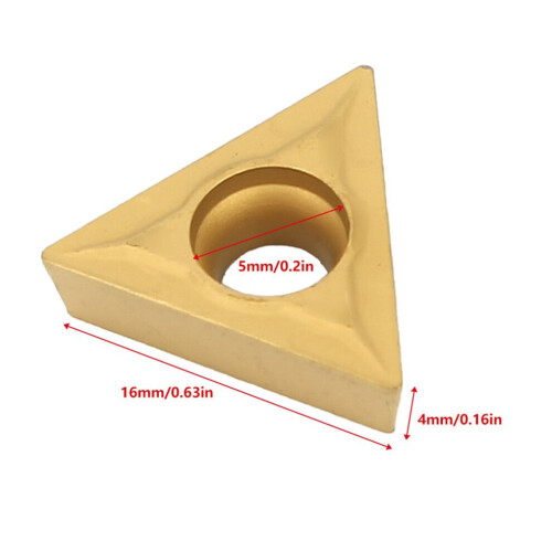 10pcs TCMT 16T304 Triangular Tungsten Carbide Blade Inserts CNC Tool 1