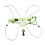 USB Rechargeable Reflective Running Vest with Front Safety Light 2
