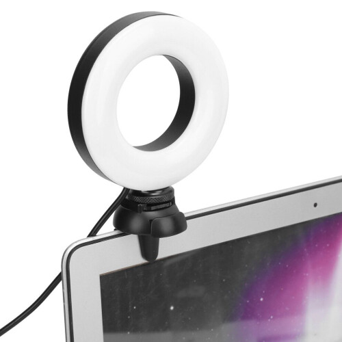 YT-48 4in Round LED Fill Light for Live Streaming, Vlogging, USB Powered