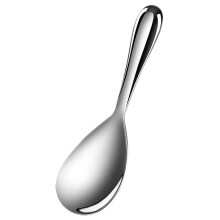 Återanvändbar rissked, serveringsredskap i rostfritt stål, non-stick rissked, ergonomisk handhållen serveringssked för matlagning,