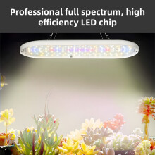 10-W-Vollspektrum-LED-Pflanzenlampe mit Timer, 4 Dimmstufen, 39 x 14,5 cm
