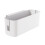 White Bedside Storage Basket Hook - ABS Hanging Shelf for Dorm & Office 2