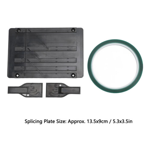 Kit de jonction de ruban adhésif 10 pouces pour bobines - Noir, ABS 1
