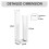 Wall Mounted Acrylic Hat Hook Adhesive Cap Organizer for Rooms White 2