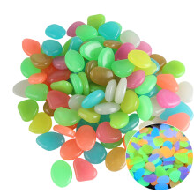 100PCS Night Glowing Pebbles for Outdoor Landscaping-color