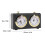 Portable Vintage Mechanical Chess Timer Multi-Functional Wind Up Clock Black 2