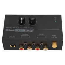 Ultra Low Noise Phono Preamplifier with Independent Volume Control, UK Plug