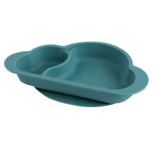Antislip siliconen babybordjes, ontworpen voor groeiende baby's, peuters en kinderen, geschikt voor de magnetron om maaltijden snel op te warmen.