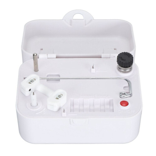 Portable Electric Bobbin Winder - High Speed Stable Compact Design 2