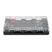 ARGB PWM-ventilatorhub met SATA-voeding, ondersteuning voor 6 ventilatoren en verlichting.