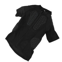 Gewatteerd keepersshirt voor volwassenen met EVA-pads, korte mouwen, voetbalshirt maat L