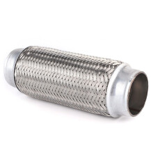 Stainless Steel Exhaust Flexible Pipe 51x200mm Car Repair Tube